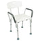 Vive Health - 15.75" Seat, Nonslip Shower Chair w/ Adjustable Height, Rust Proof