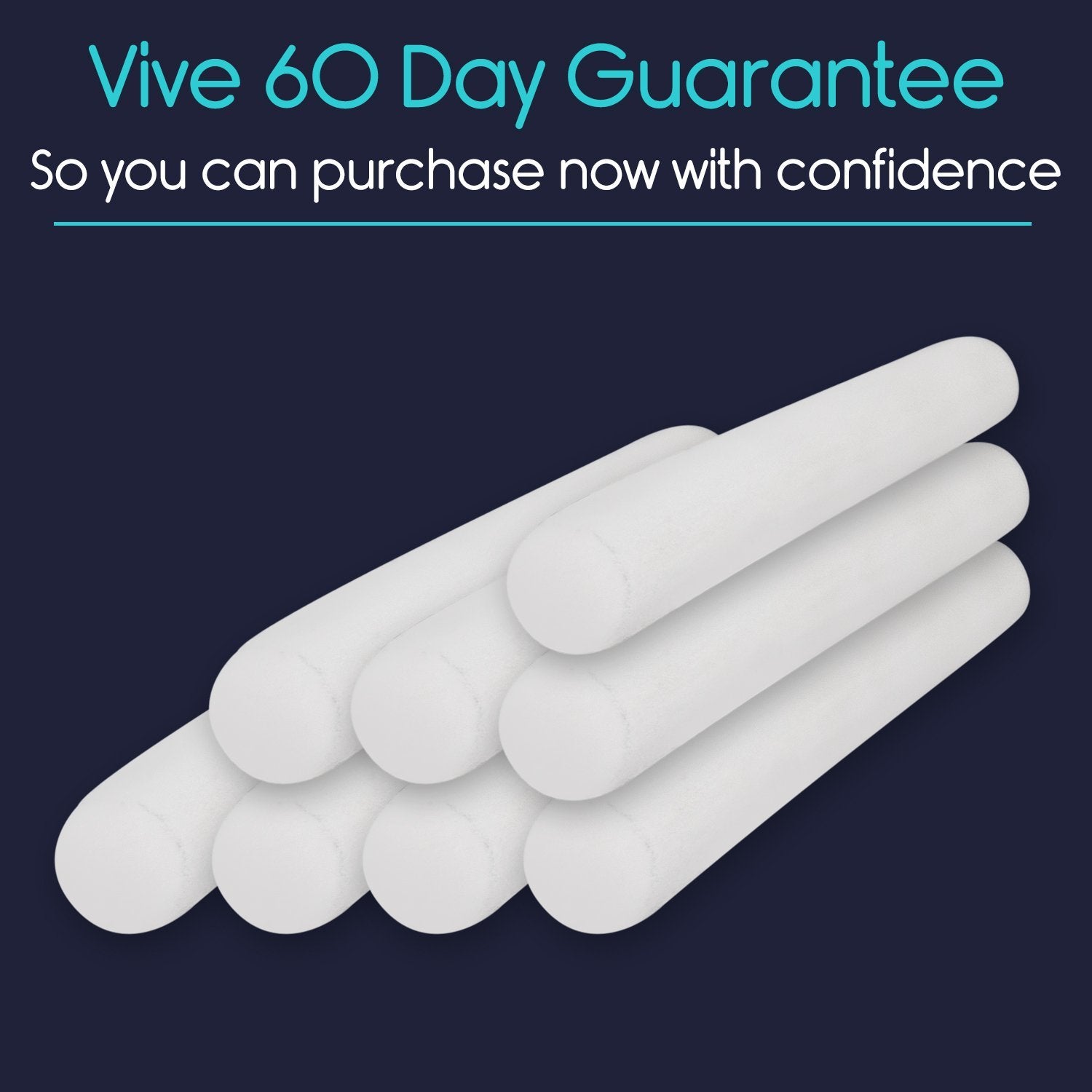 Vive Health - Mini Humidifier Replacement Filters, Cotton Wicks