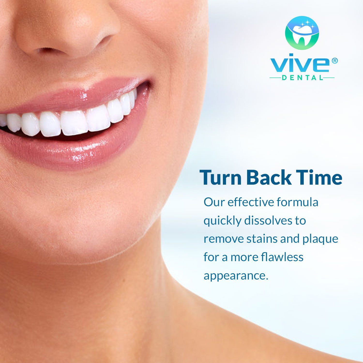 Vive Health - Denture Cleaning Tablets, 90ct, Individually Wrapped