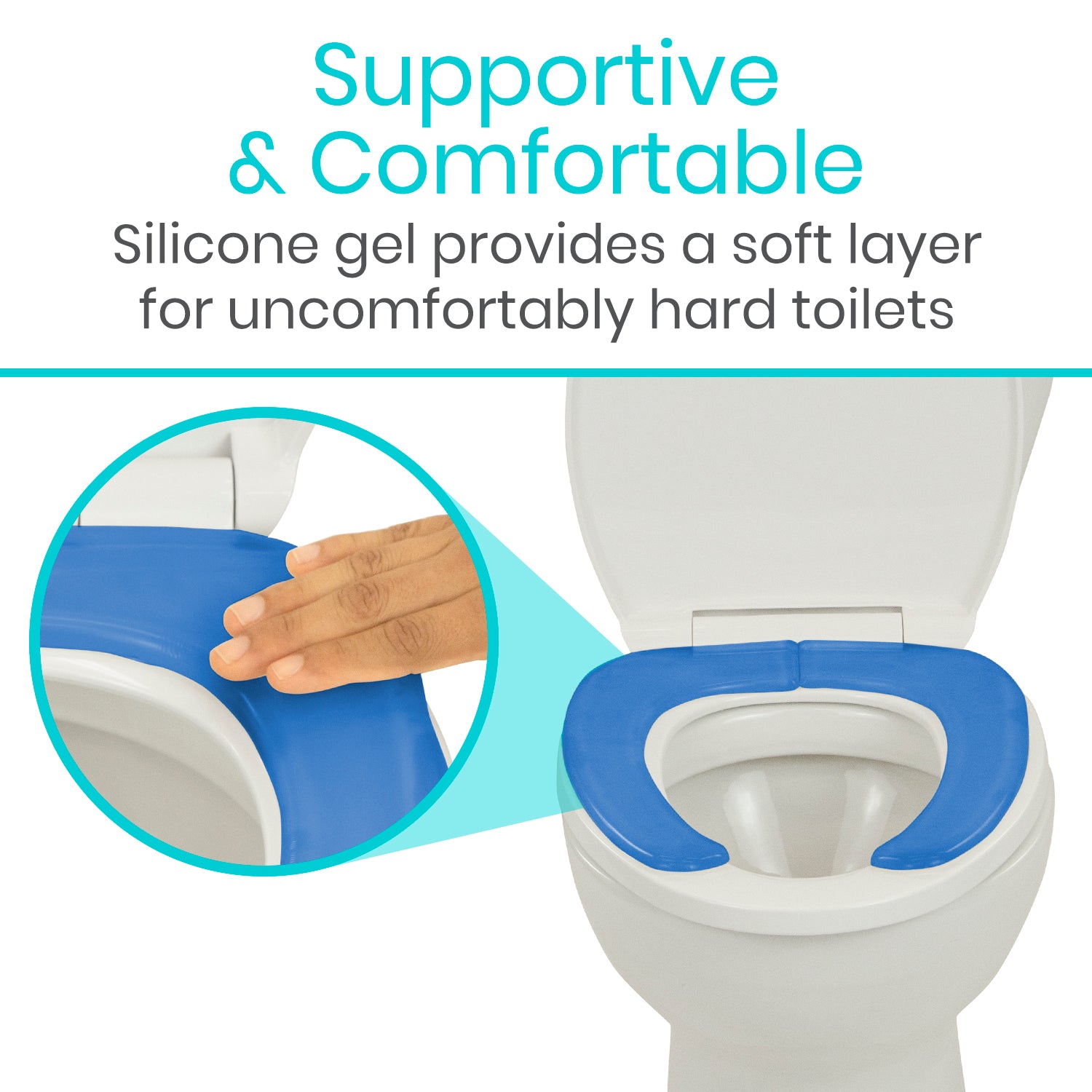 Vive Health -  Gel Toilet Seat Cushion