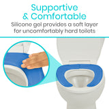 Vive Health -  Gel Toilet Seat Cushion