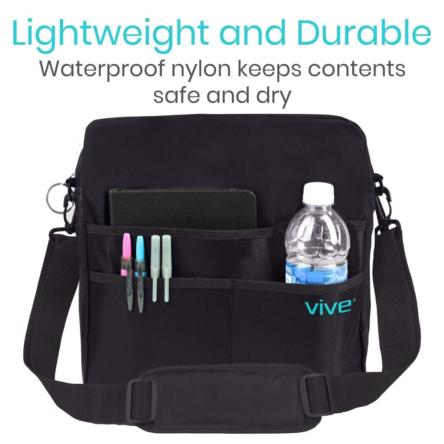 Vive Health - 12" x 12" Waterproof Nylon Rollator Bag