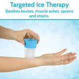 Vive Health - Ice Cup, Refillable 2-Piece with Spikes, 2 Pack - Supports up to 400 lbs