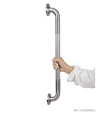 Vive Health - Textured Metal Grab Bar, 24” Stainless Steel, Brushed Nickel