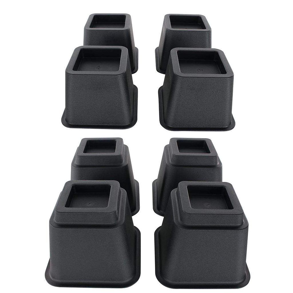 Vive Health - Stackable Bed Risers, 4-3", 4-5", Durable Plastic, Nonskid