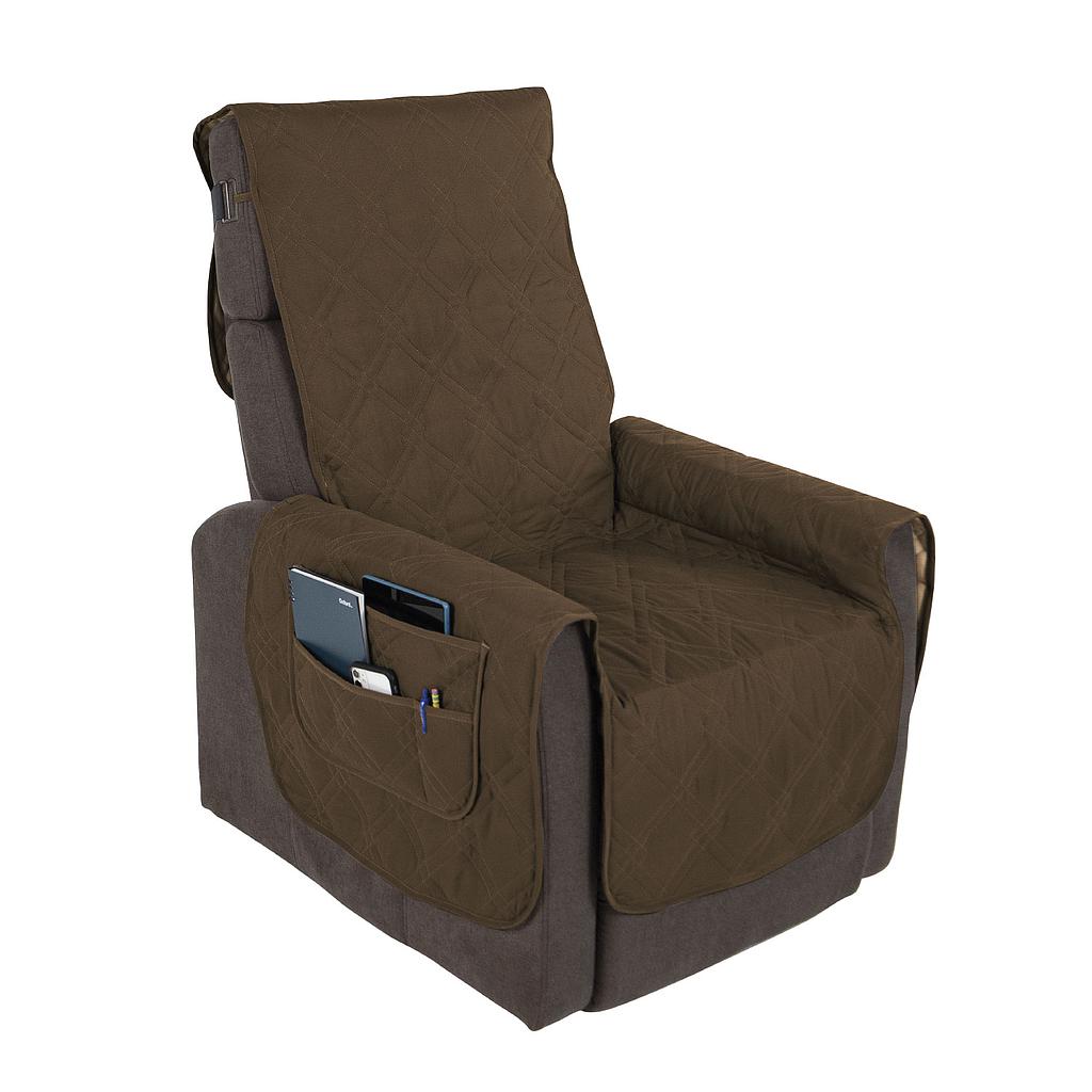 Vive Health - Full Chair Incontinence Cover, Waterproof 26" Seat, Armrest Flap with Pockets