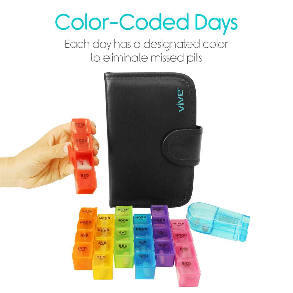 Vive Health -  Travel Pill Organizer (Faith Case)