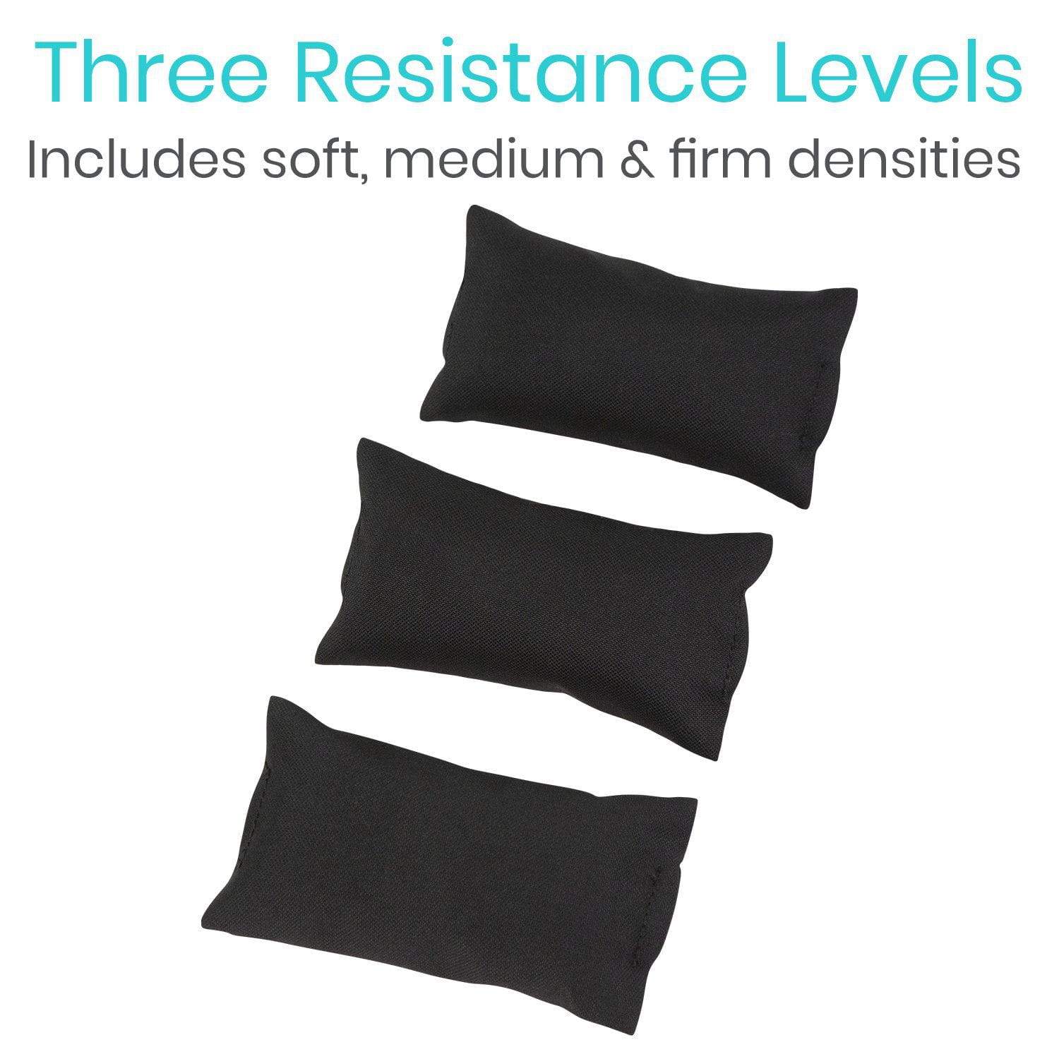Vive Health - Plush Microfiber, Soft, Medium, Firm with Hand Straps