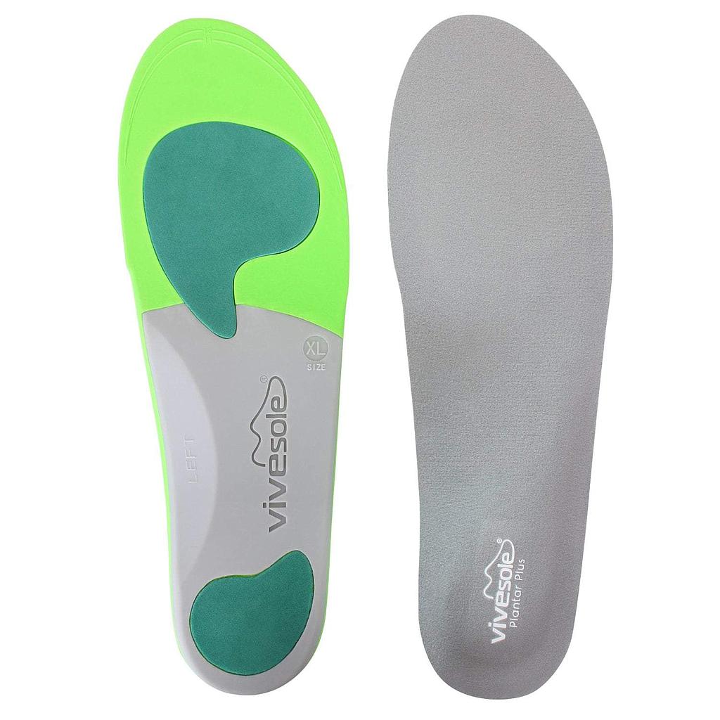 Vive Health -  Plantar Plus - Full Length Insoles - Firm Foam Support