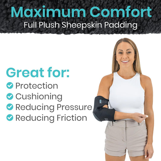 Vive Health -  Sheepskin Elbow Protectors