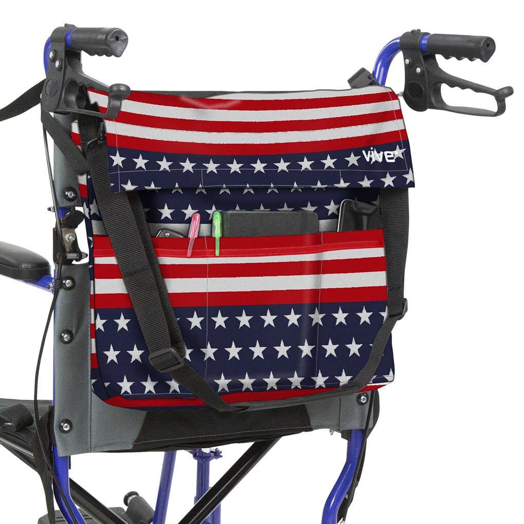 Vive Health - Waterproof Wheelchair Bag w/ Buckled Strap