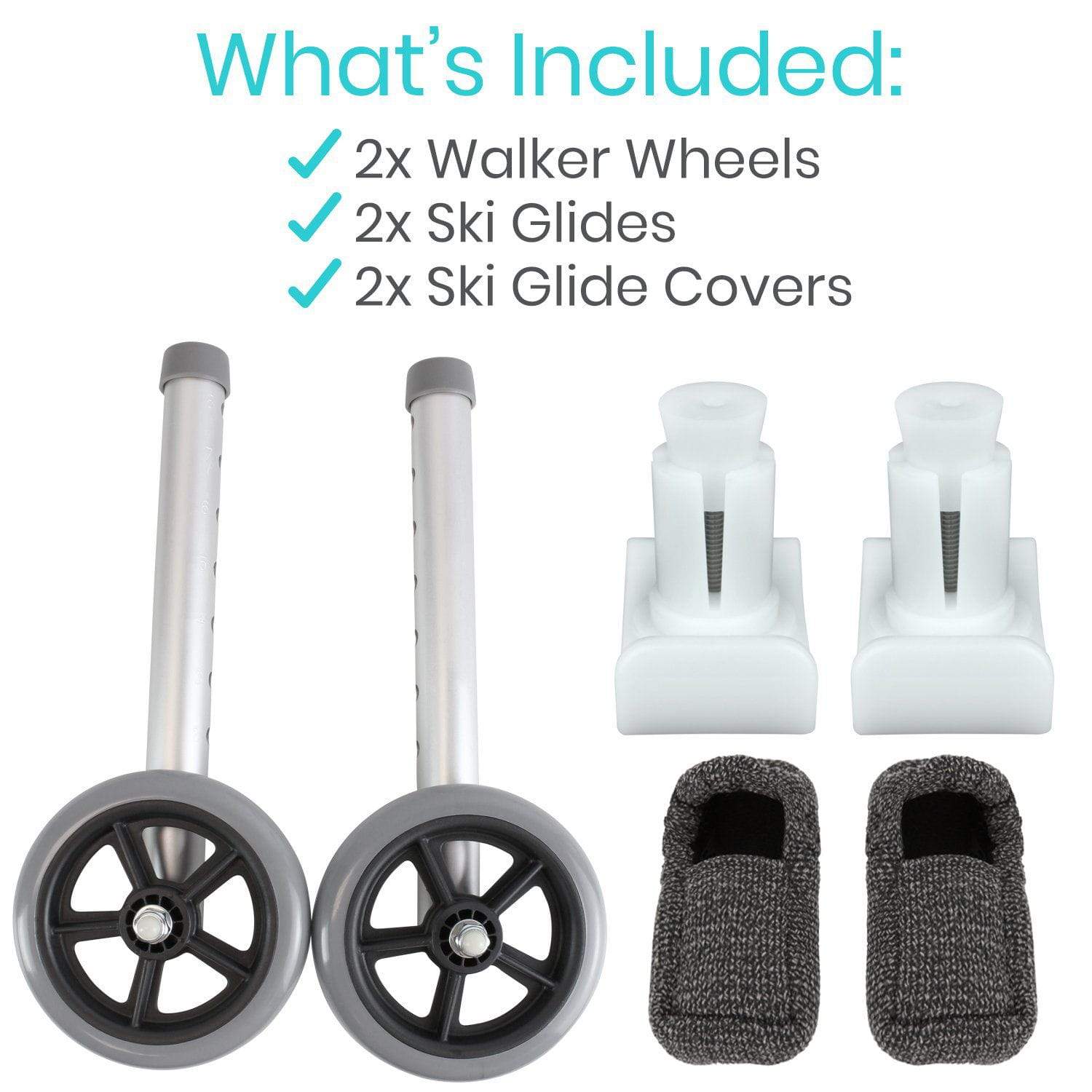 Vive Health -  Walker Wheels and Glides