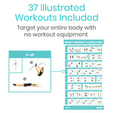 Vive Health - Bodyweight Workout Poster, Full Color, One-Sided, Laminated