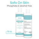 Vive Health - 16 fl oz Rinse Free Shampoo, Suitable for All Hair Types, Alcohol and Phosphate-Free