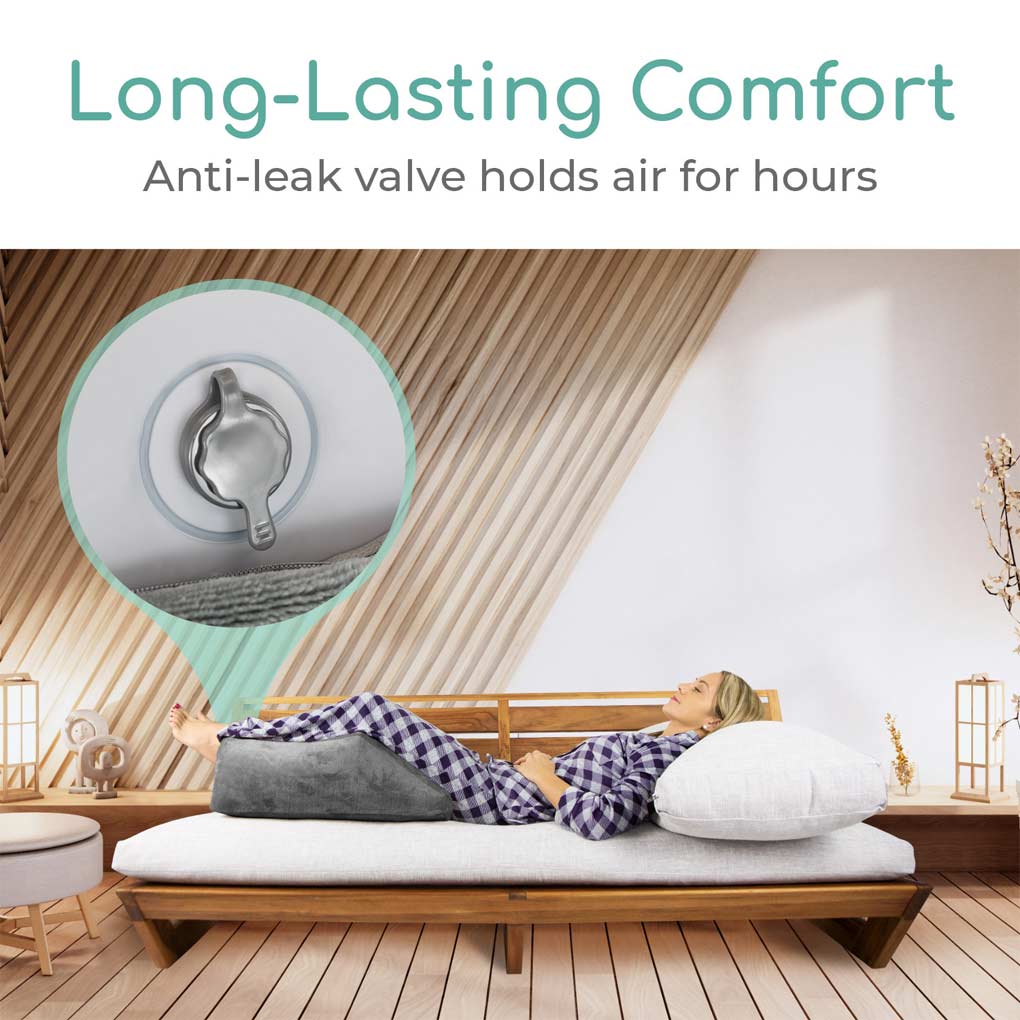 Vive Health -  Inflatable Leg Rest Pillow