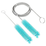 Vive Health - CPAP Tube Brush Set, 22mm Brush Head, 7’ Tube Brush, 7" Mask Brush