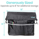 Vive Health - Waterproof Wheelchair Bag w/ Buckled Strap