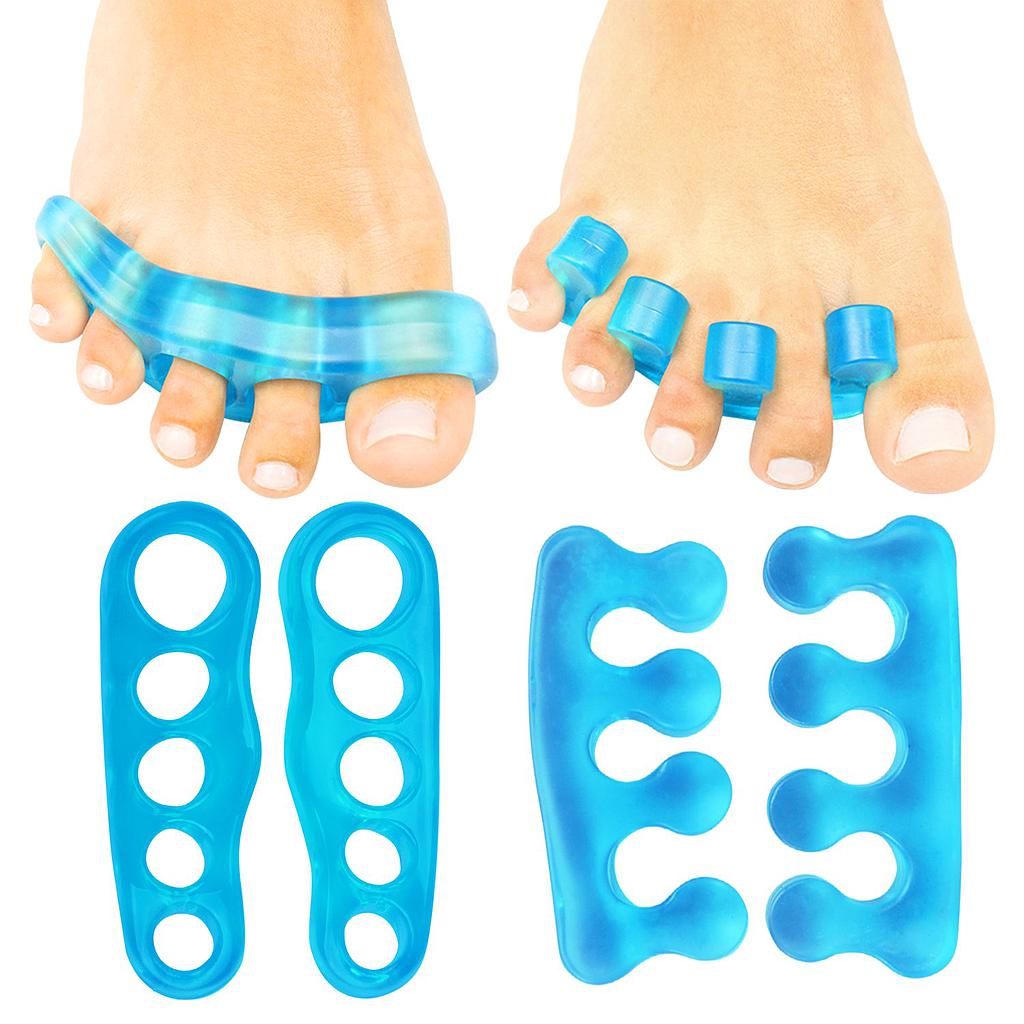 Vive Health - 4Pc Flexible Gel Toe Separators