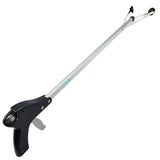 Vive Health - 32" Brushed Aluminum Trigger Suction Cup Reacher Grabber