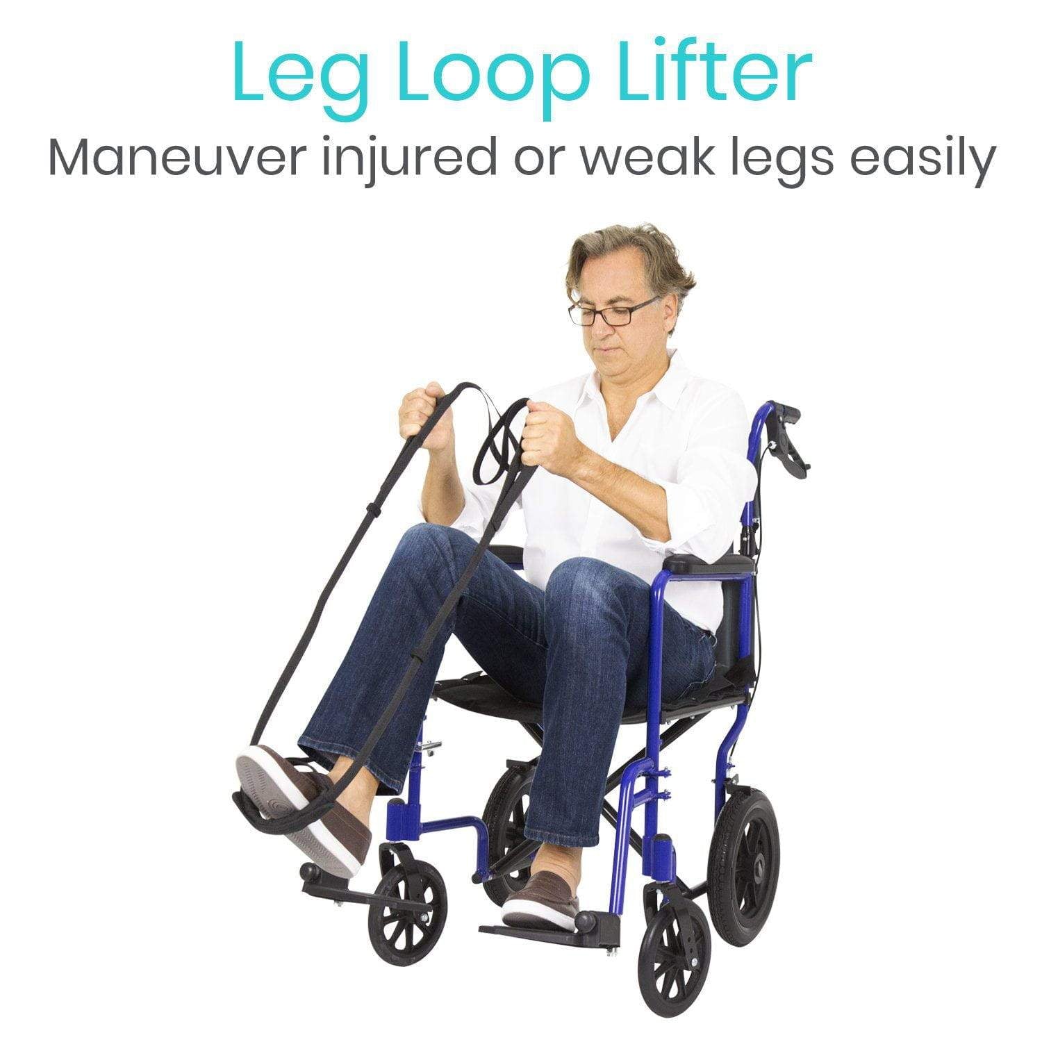 Vive Health - Proflex Strap, Reinforced, 4 Handles, Adjustable Foot Loop