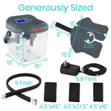 Vive Health - Ice Therapy Machine with 3 Straps, Pad, and Insulated 5’ Tube