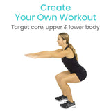 Vive Health - Bodyweight Workout Poster, Full Color, One-Sided, Laminated