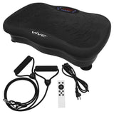 Vive Health - 20” x 12" Vibration Platform with Adjustable Speed, 5 Modes, Resistance Bands, Remote Control - Supports up to 400 lbs