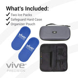 Vive Health - Insulin Travel Case with 2 Icepacks and integrated thermometer