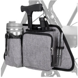 Vive Health - Rollator Side Bag, Water-Resistant, Cup, Pen, Key