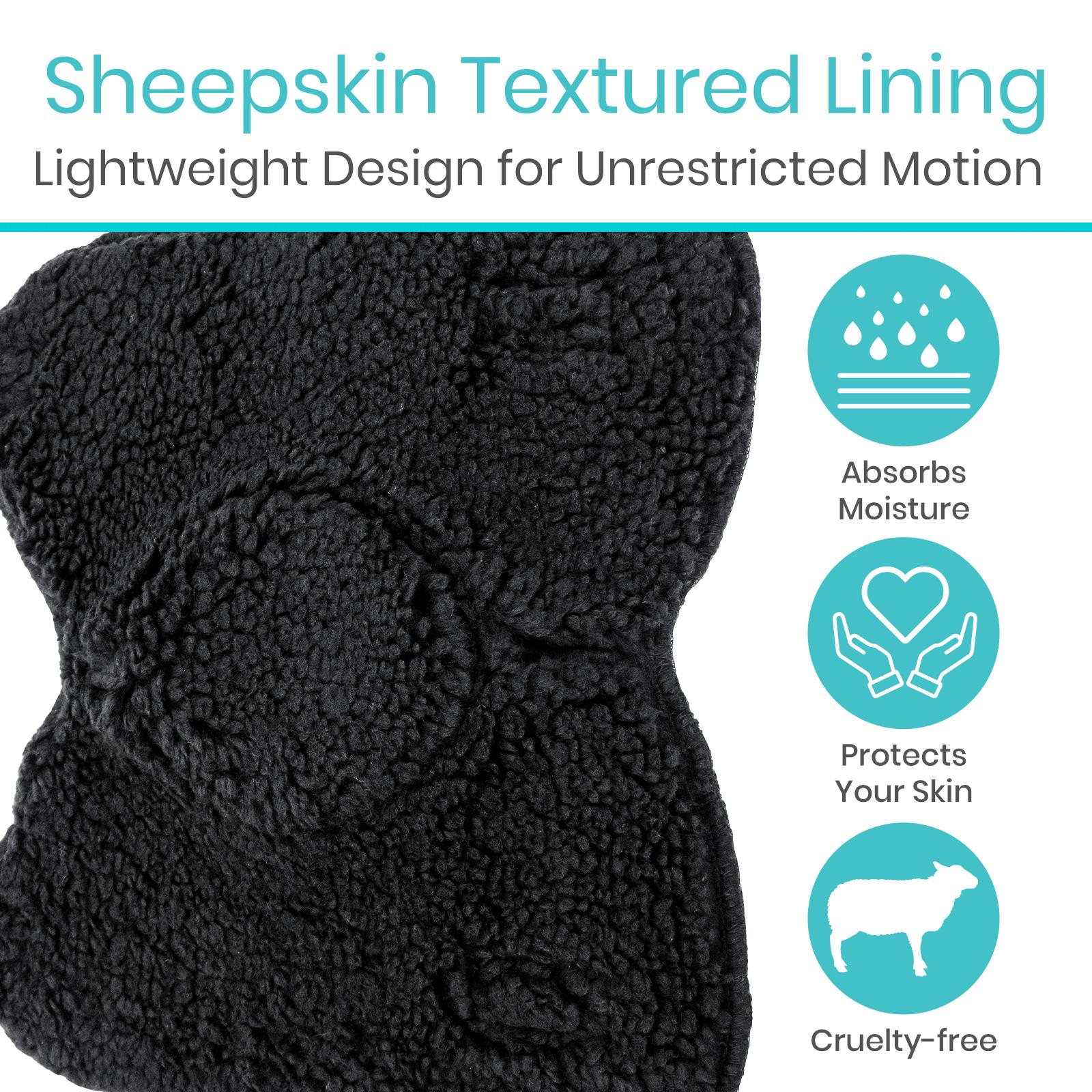 Vive Health -  Sheepskin Elbow Protectors