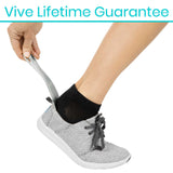 Vive Health - 7.5” Stainless Steel Shoe Horn, Narrow/Wide, Rounded