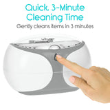 Vive Health - Ultrasonic Cleaner, Large Tank with Tray, Watch Stand