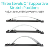 Vive Health - Grooved Multi-Level Back Stretcher, 440 lbs Capacity