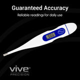 Vive Health - One Touch Oral Digital Thermometer with case