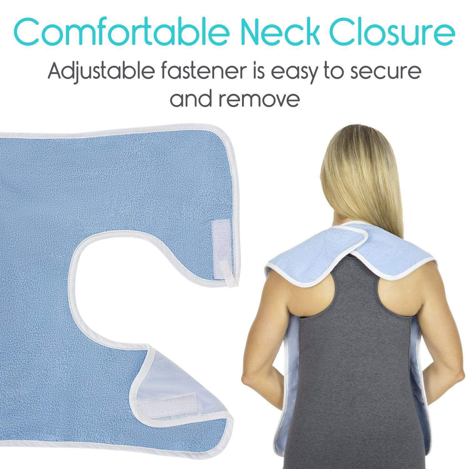 Vive Health - 2 Pack, Adult Bibs, 30” x 18", Waterproof Lining, Machine Washable