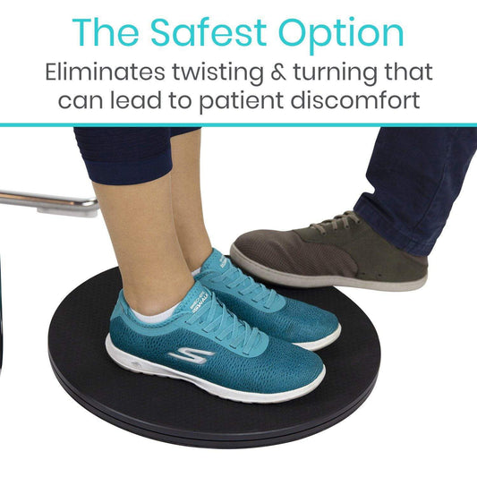 Vive Health - Nonslip Platform Transfer Disc with Steel Bearings, 360° Rotation, 350 lbs Capacity