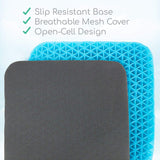 Vive Health - 16" x 16" Honeycomb Gel Seat Cushion