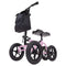 Vive Health -  Four Wheel, All Terrain Knee Walker with Steel Frame, Foldable, 12" Tires, 300lbs Weight Capacity, Pink, Black