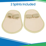 Vive Health - 1 Pair Double Toe Splint w/ Adjustable Loops