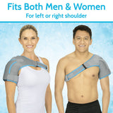 Vive Health - Shoulder Ice Wrap, Hot/Cold, Neoprene with Chest, Arm Compression Strap