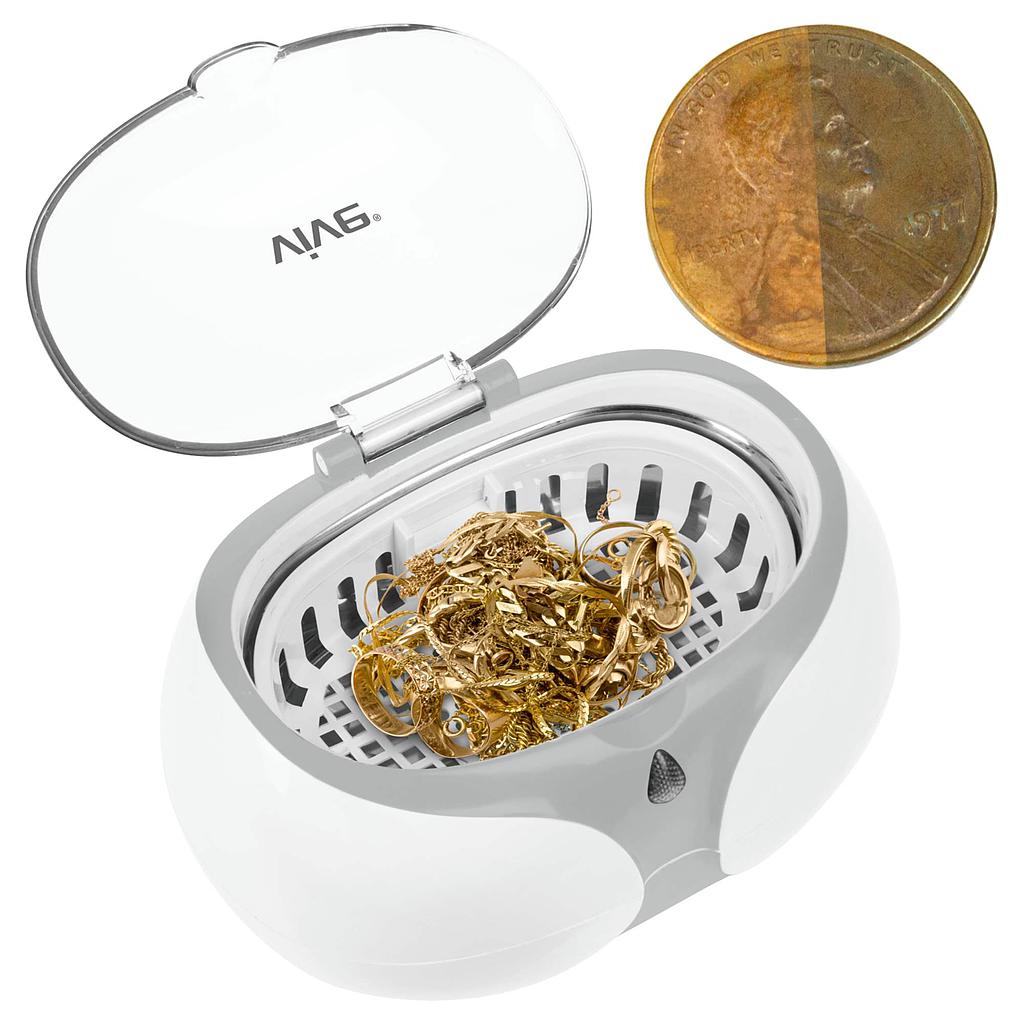 Vive Health - Ultrasonic Cleaner, Large Tank with Tray, Watch Stand