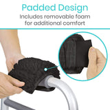 Vive Health -  Sheepskin Walker Grips with Foam Padding, Nonslip, 7.09”, 1 Pair