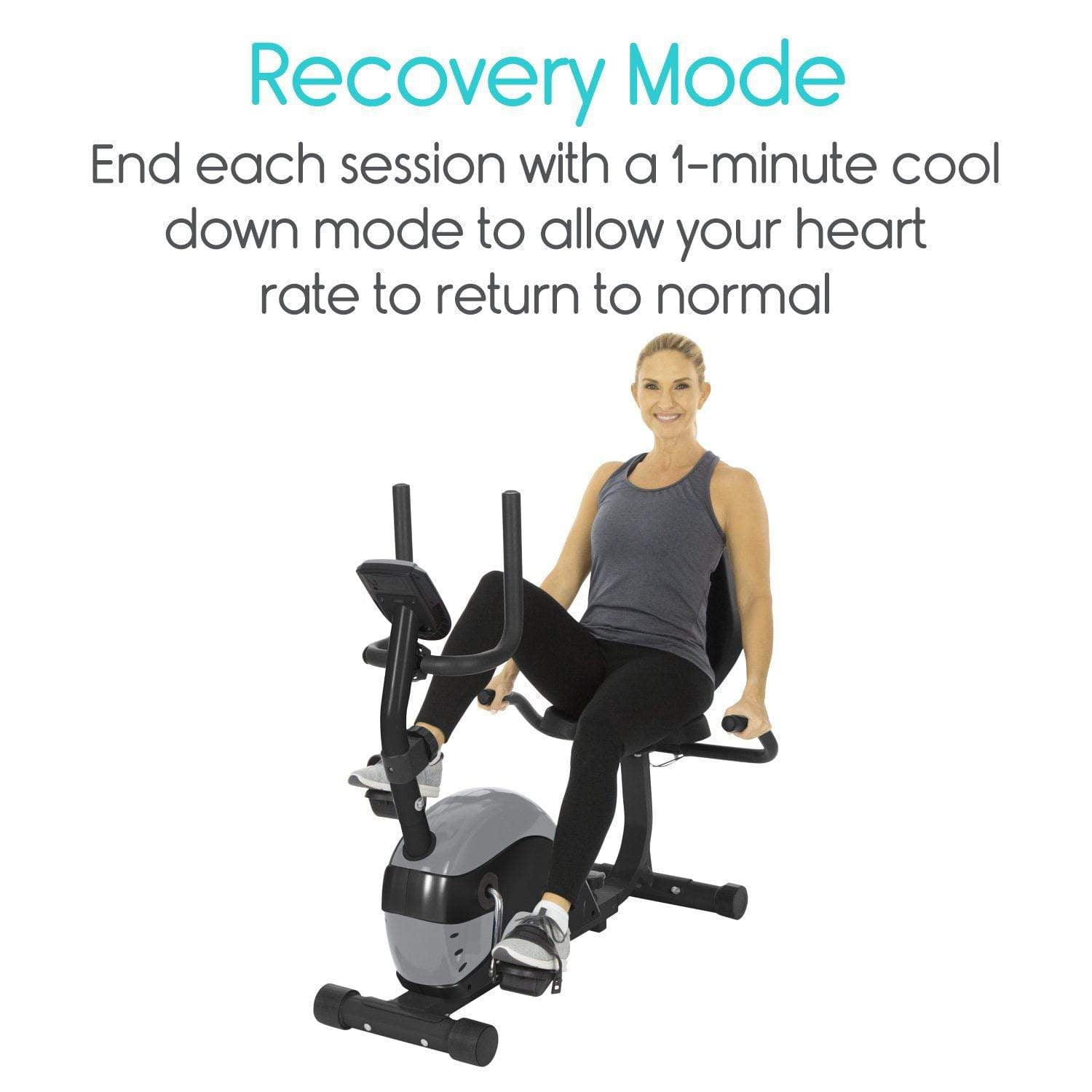 Vive Health - Recumbent Bike, 220lbs Weight Capacity