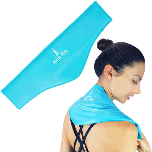 Vive Health - Neck Ice Pack, Flexible Hot/Cold, 22" x 7.5", Nontoxic