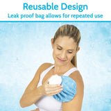 Vive Health - Reusable Ice Bag Set, 6” and 9", Easy Open, 2 Pack with Strap and Extender