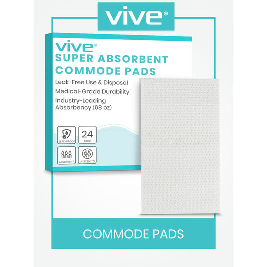 Vive Health -  Commode Pads (no liners) 24 pack