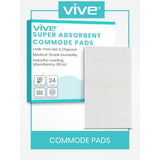 Vive Health -  Commode Pads (no liners) 24 pack