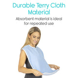 Vive Health - 2 Pack, Adult Bibs, 30” x 18", Waterproof Lining, Machine Washable
