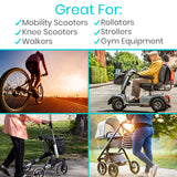 Vive Health - Phone Holder with Silicone Mount for Mobility Aids, Max Phone Size: 6" X 3"