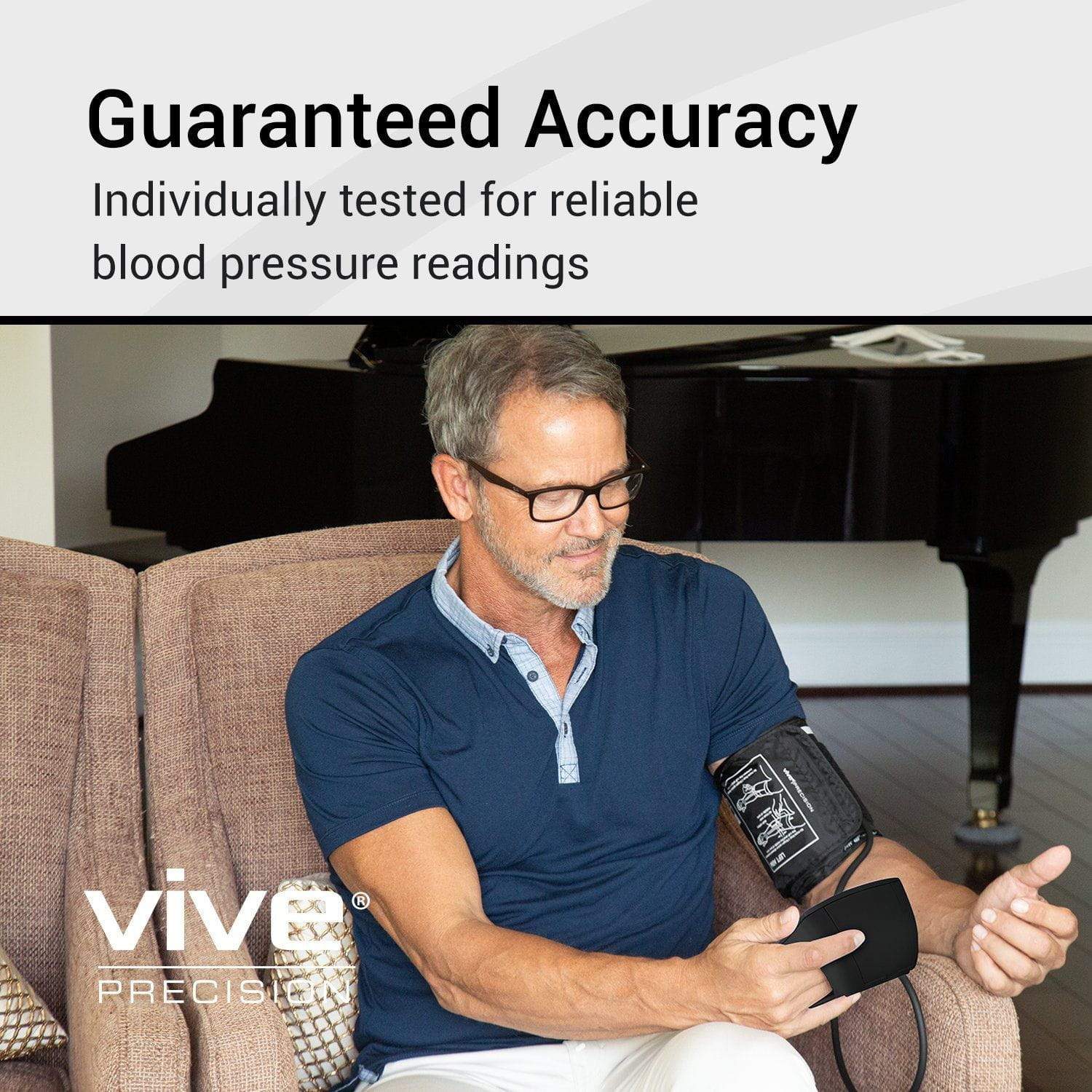 Vive Health -  Blood Pressure Monitor Compatible with Smart Devices